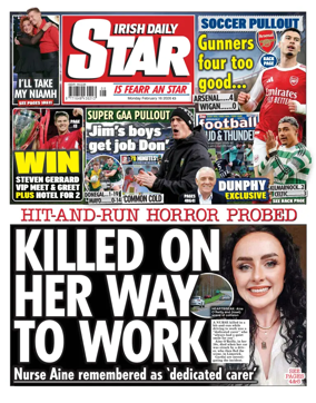 Cover of Irish Daily Star