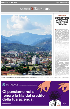 Cover of Corriere della Sera (Brescia)