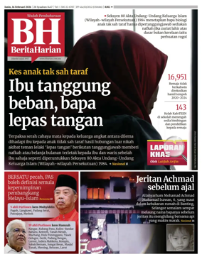 Cover of Berita Harian