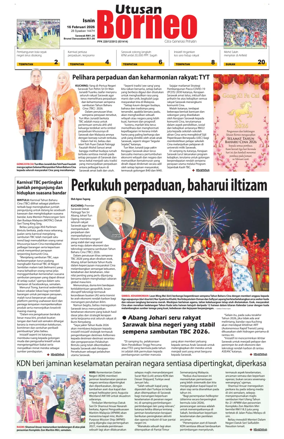 Cover of Utusan Borneo (Sarawak)