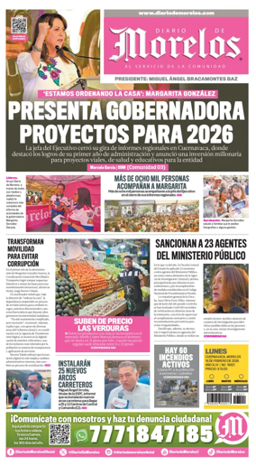 Cover of Diario de Morelos