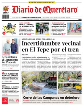 Cover of Diario de Queretaro