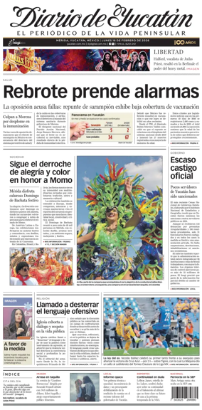 Cover of Diario de Yucatan
