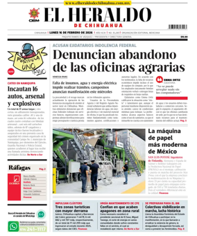 Cover of El Heraldo de Chihuahua