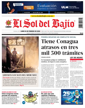 Cover of El Sol de Bajio