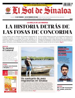 Cover of El Sol de Sinaloa