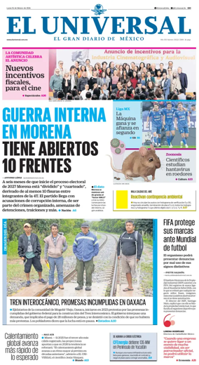 Cover of El Universal