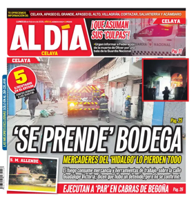 Cover of Periodico Al Dia (Celaya)