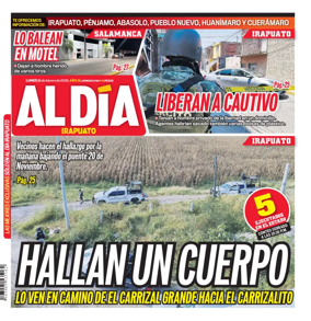 Cover of Periodico Al Dia (Irapuato)
