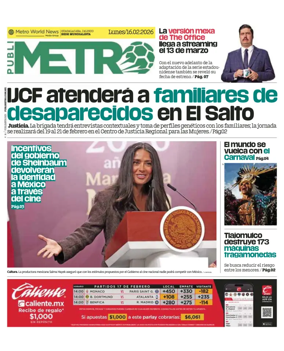 Cover of Publimetro Guadalajara