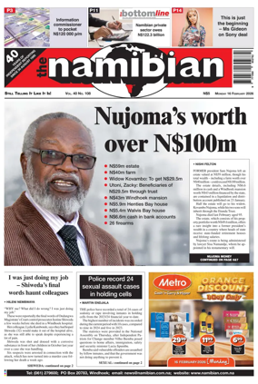 Cover of The Namibian