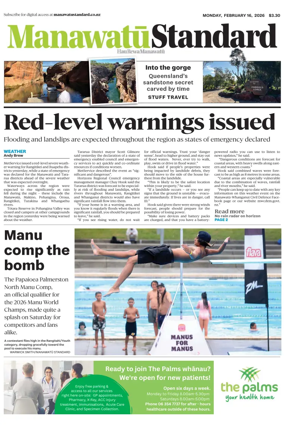 Cover of Manawatu Standard