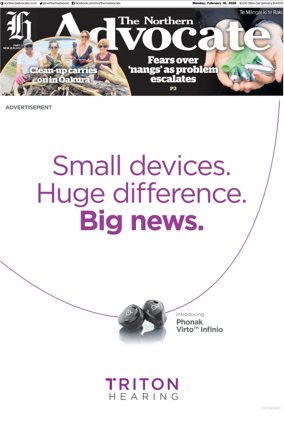 Cover of The Northern Advocate