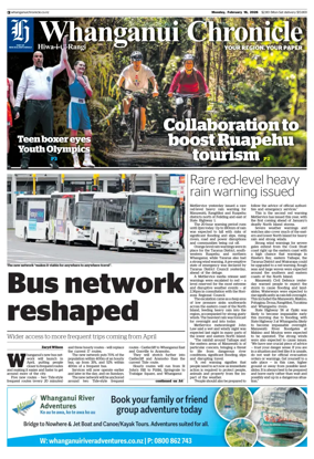 Cover of Whanganui Chronicle