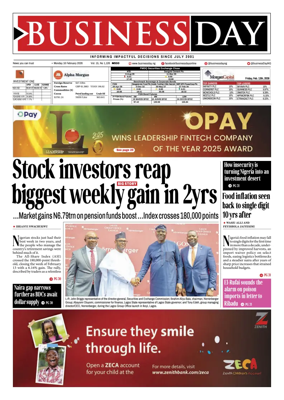 Cover of Business Day (Nigeria)