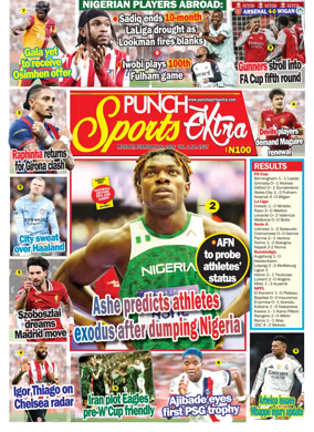 Cover of Punch Sports Extra