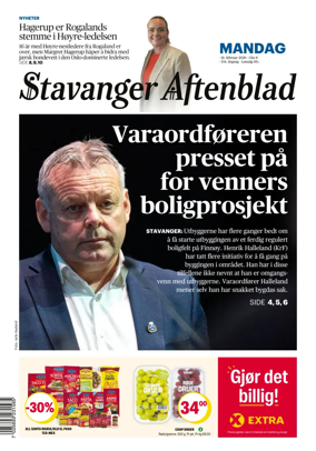 Cover of Stavanger Aftenblad