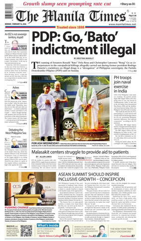 Cover of The Manila Times
