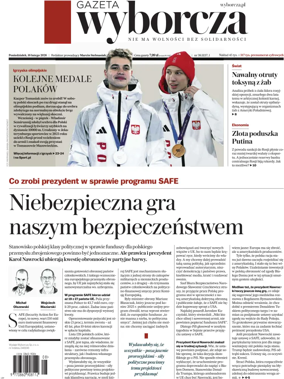Cover of Gazeta Wyborcza Stoleczna