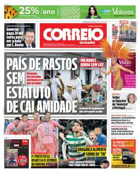 Cover of Correio da Manha