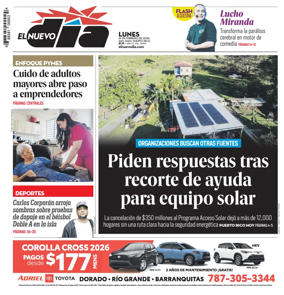 Cover of El Nuevo Dia