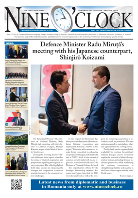 Cover of Nine o clock (Romania) Daily