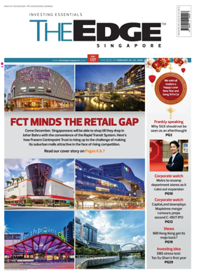 Cover of The Edge Singapore