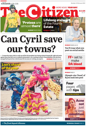 Cover of The Citizen (Gauteng)