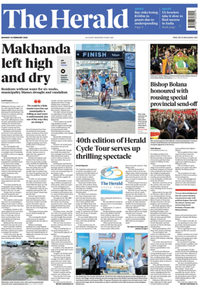 Cover of The Herald (South Africa)