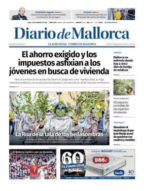 Cover of Diario de Mallorca
