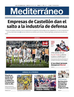 Cover of El Periodico Mediterraneo