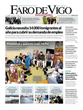 Cover of Faro de Vigo (Pontevedra)