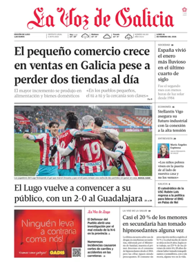 Cover of La Voz de Galicia (Monforte)