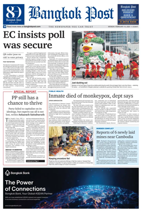 Cover of Bangkok Post