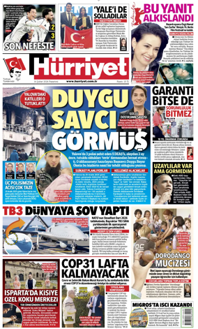Cover of Hurriyet