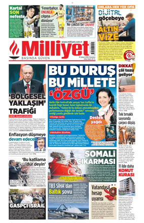Cover of Milliyet