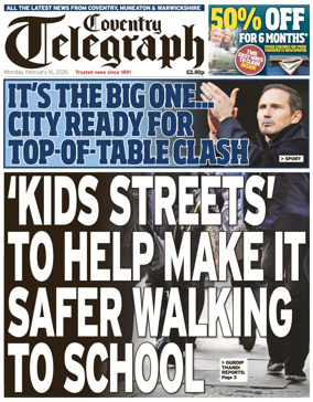 Cover of Coventry Telegraph