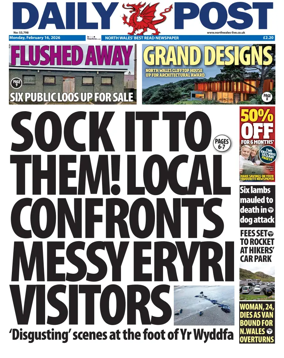 Cover of Daily Post (North Wales)