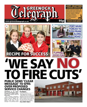 Cover of Greenock Telegraph
