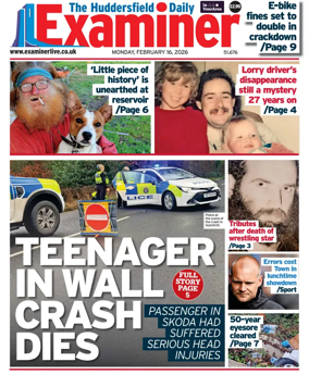 Cover of Huddersfield Daily Examiner