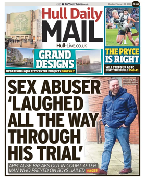 Cover of Hull Daily Mail