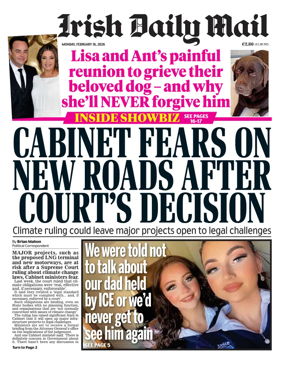 Cover of Irish Daily Mail