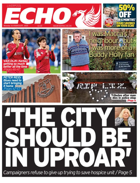 Cover of Liverpool Echo