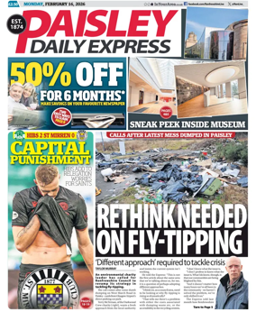 Cover of Paisley Daily Express