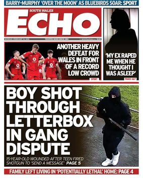 Cover of South Wales Echo