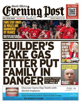 Cover of South Wales Evening Post