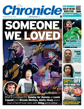 Cover of The Chronicle (South Tyneside and Durham)