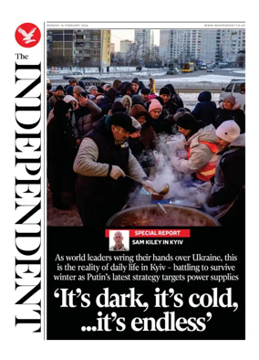 Cover of The Independent