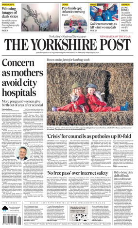 Cover of Yorkshire Post