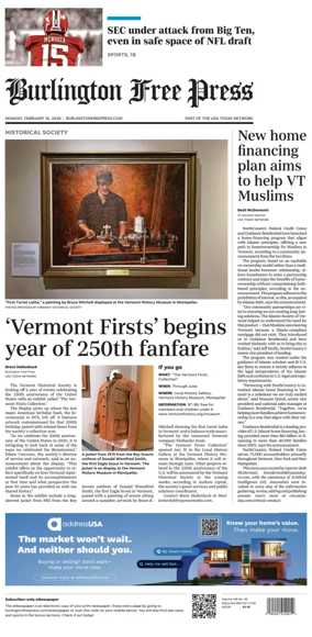 Cover of Burlington Free Press